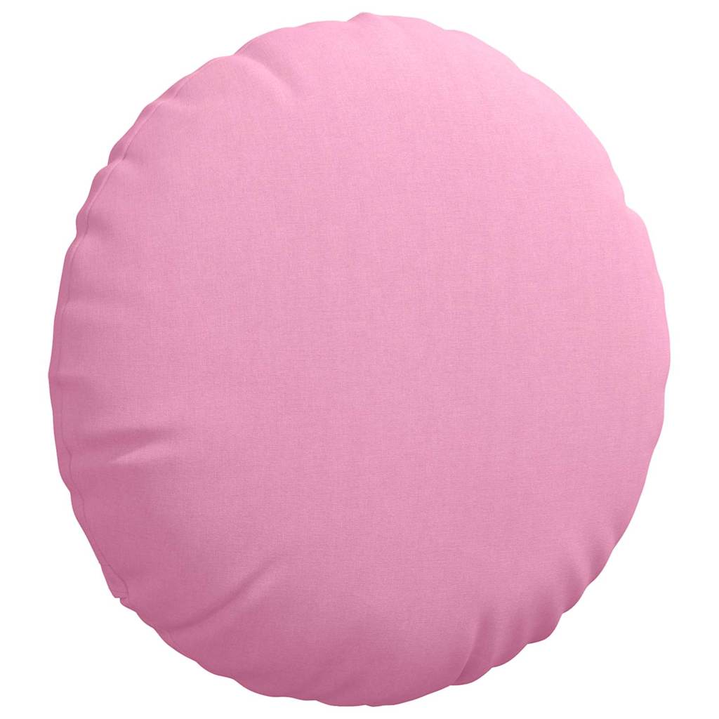Sædepuder 2 pcs Lyserød Ø60 x 21 cm Stof