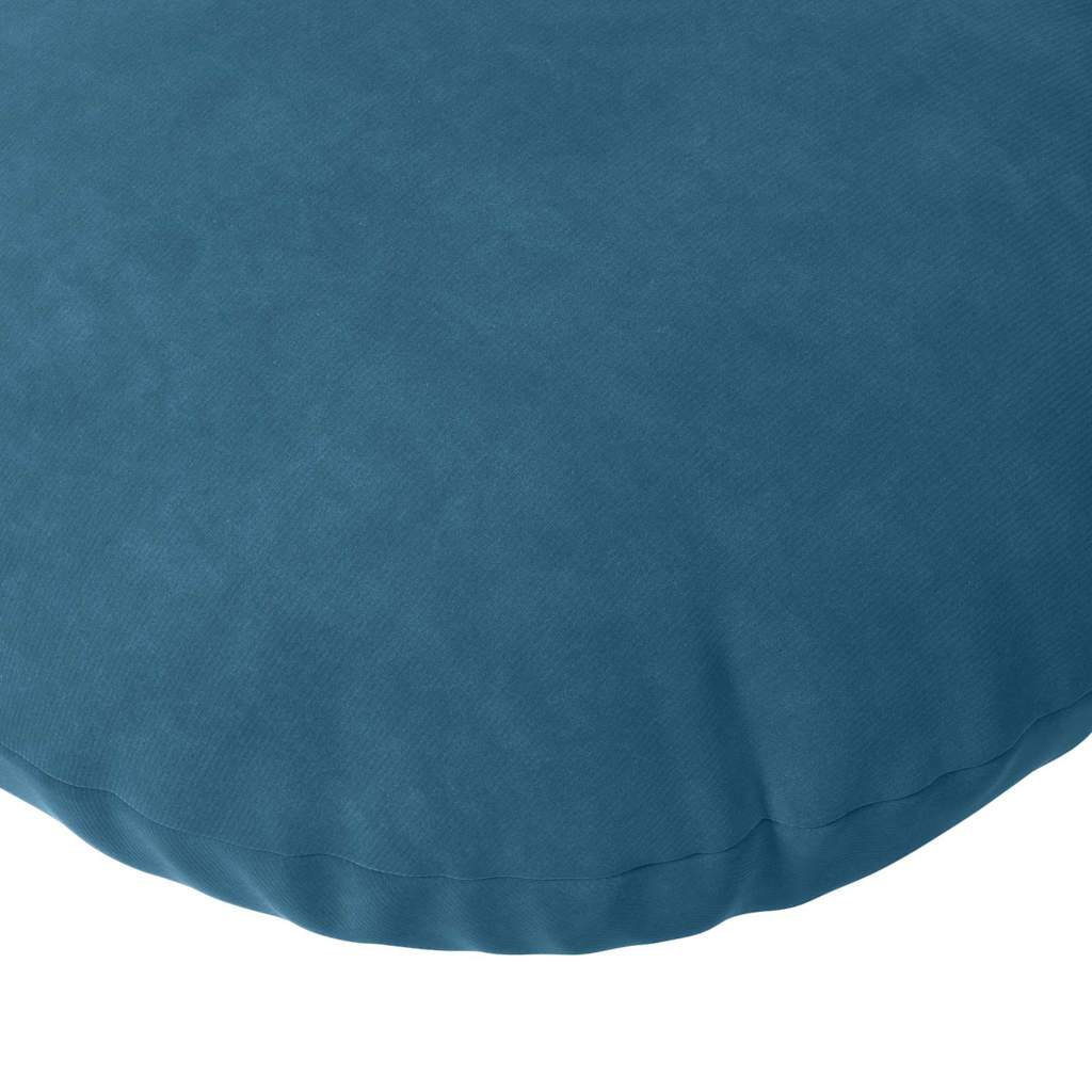 Sædepuder 2 pcs Blå Ø60 x 21 cm Fløjl