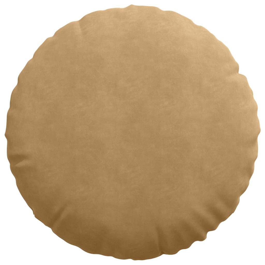 Sædepuder 2 pcs Brun Ø60 x 21 cm Fløjl