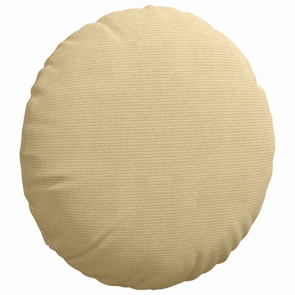 Sædepuder 2 pcs Grågrøn Ø60 x 21 cm Velourstof