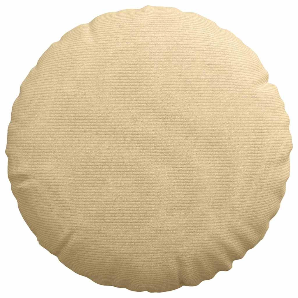 Sædepuder 2 pcs Grågrøn Ø60 x 21 cm Velourstof