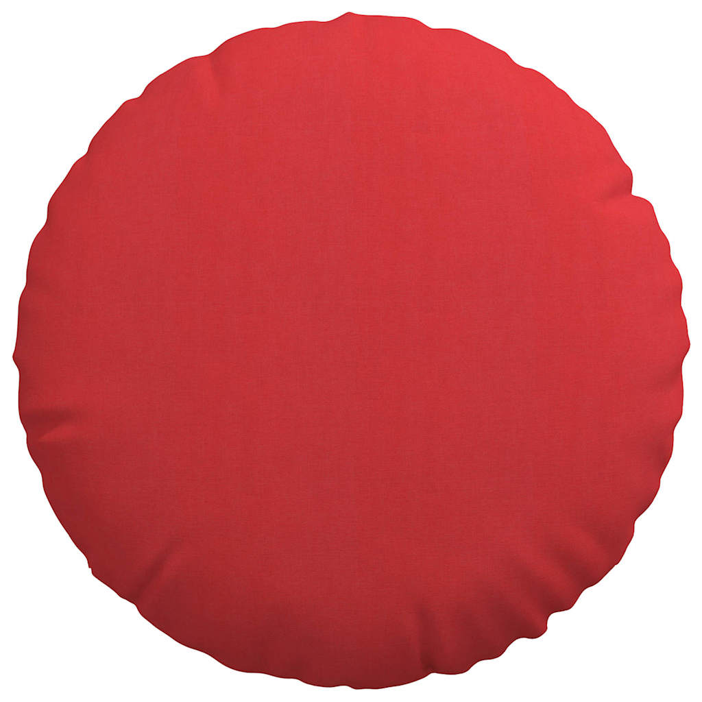 Sædepuder 2 pcs Rød Ø80 x 29 cm Stof