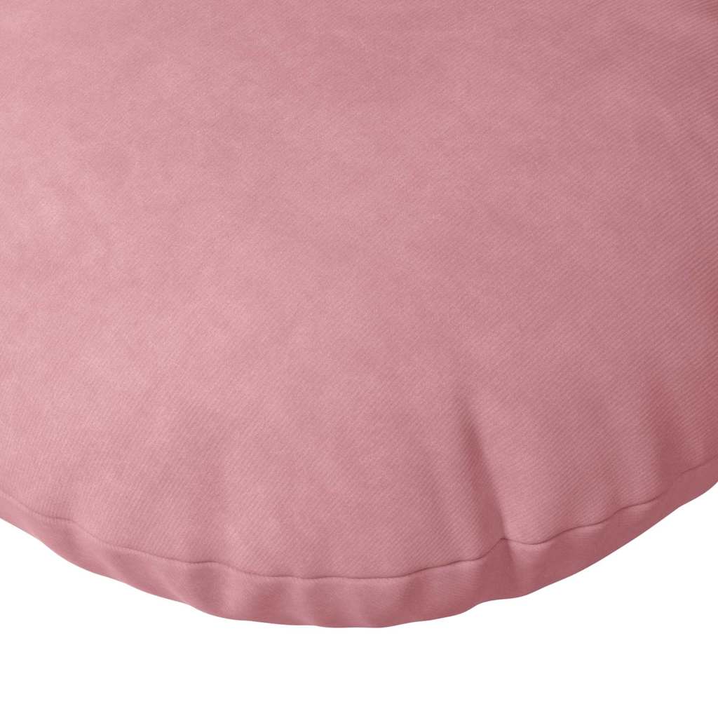 Sædepuder 2 pcs Lyserød Ø 80 x 29 cm Fløjl