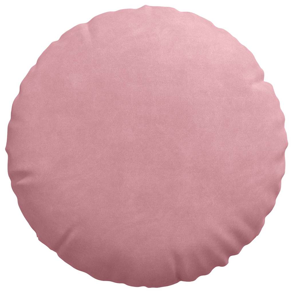 Sædepuder 2 pcs Lyserød Ø 80 x 29 cm Fløjl