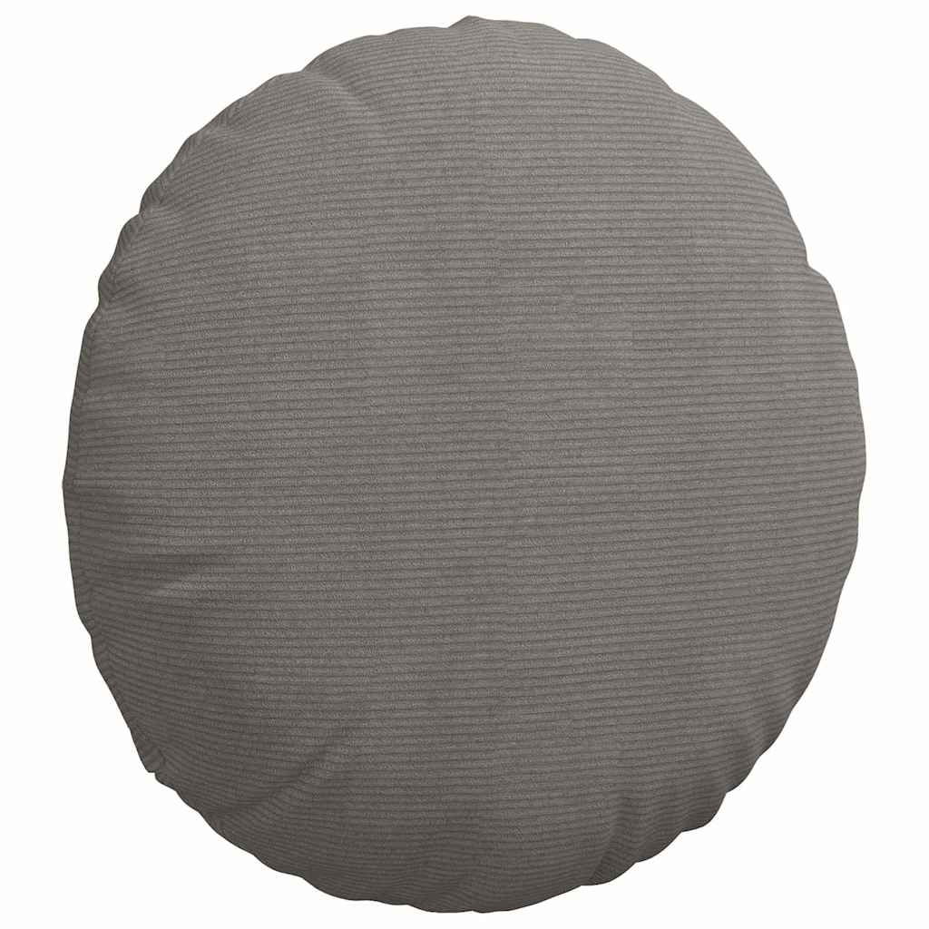 Sædepuder 2 pcs Lysegrå Ø 80 cm Velourstof