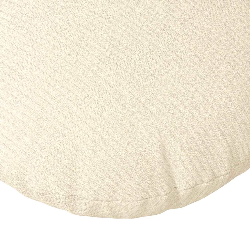 Sædepuder 2 pcs Creme Ø 80 cm Velourstof