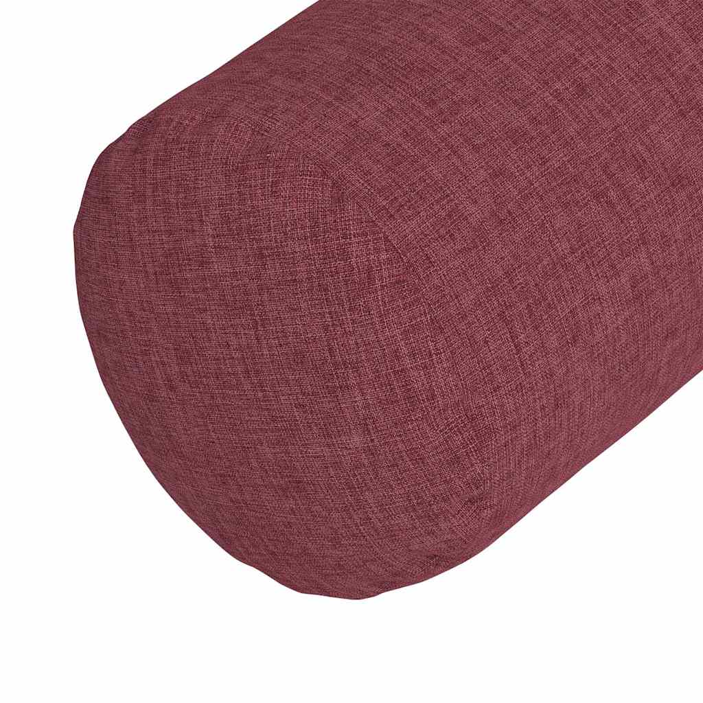 Bolsterpuder 2 pcs Vinrød Ø 15 x 40 cm Stof