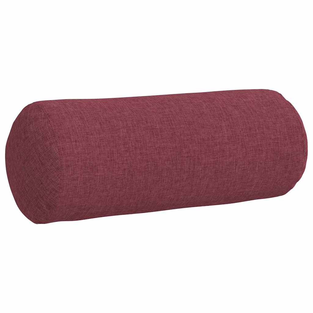 Bolsterpuder 2 pcs Vinrød Ø 15 x 40 cm Stof