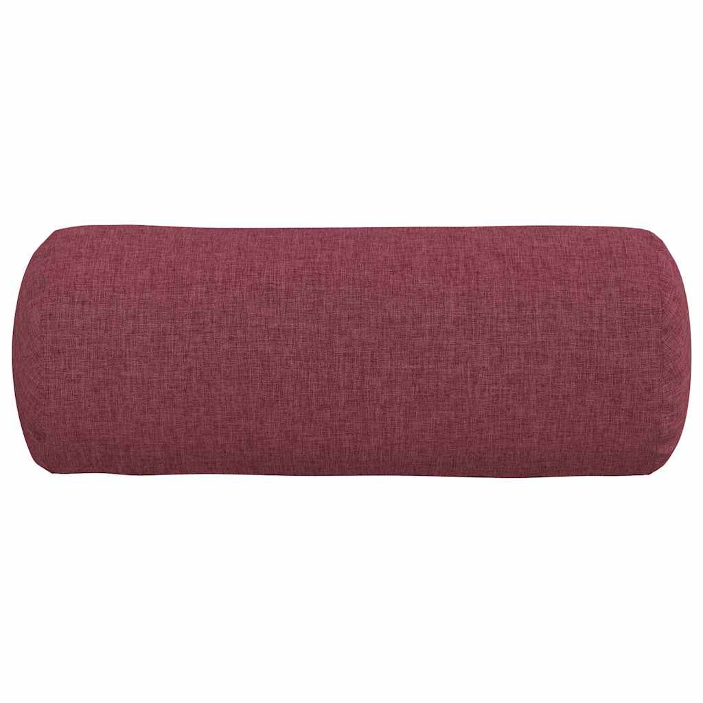 Bolsterpuder 2 pcs Vinrød Ø 15 x 40 cm Stof