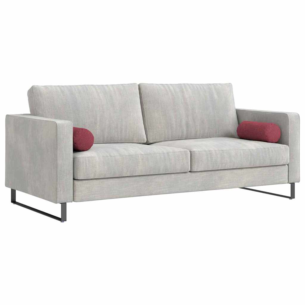 Bolsterpuder 2 pcs Vinrød Ø 15 x 40 cm Stof