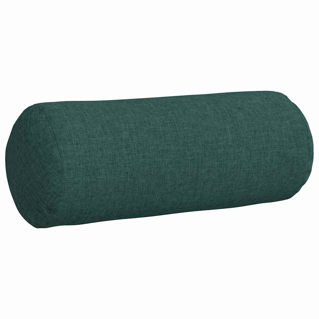 Bolsterpuder 2 pcs Mørkegrøn Ø 15 x 40 cm Stof