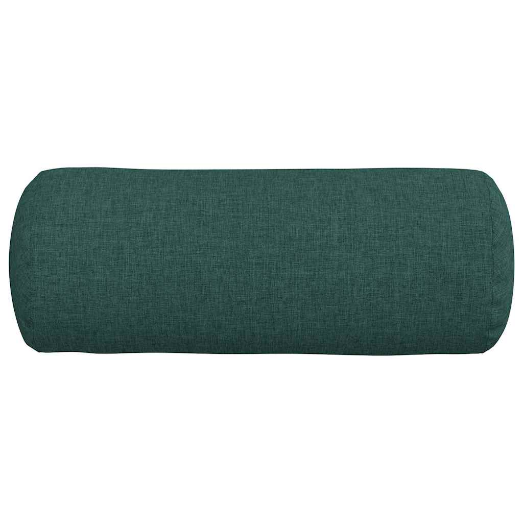 Bolsterpuder 2 pcs Mørkegrøn Ø 15 x 40 cm Stof