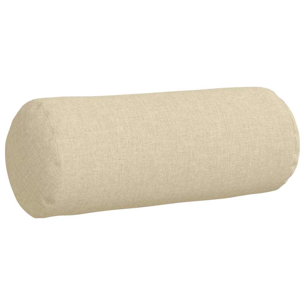 Bolsterpuder 2 pcs Creme Ø 15 x 40 cm Stof