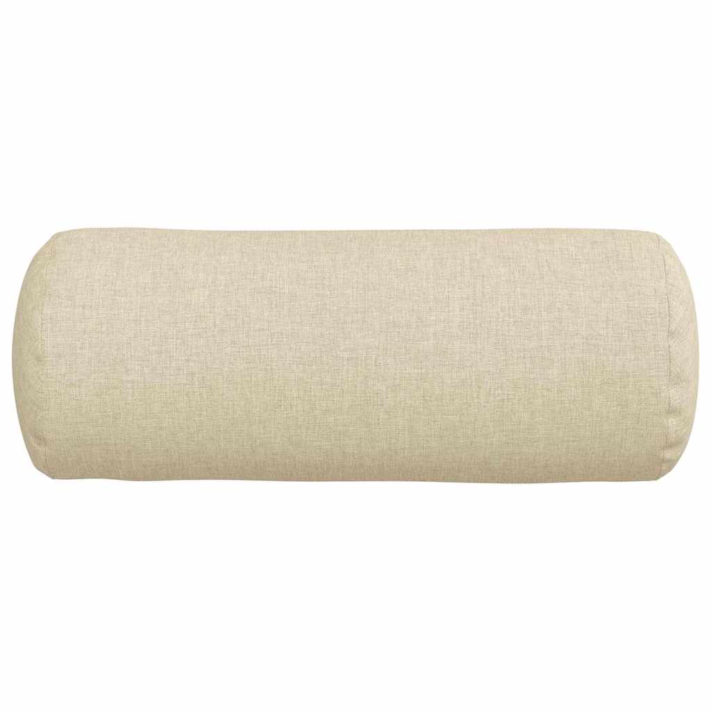 Bolsterpuder 2 pcs Creme Ø 15 x 40 cm Stof