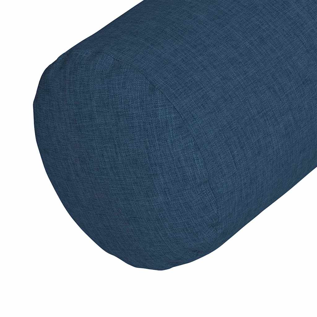Bolsterpuder 2 pcs Blå Ø 15 x 40 cm Stof