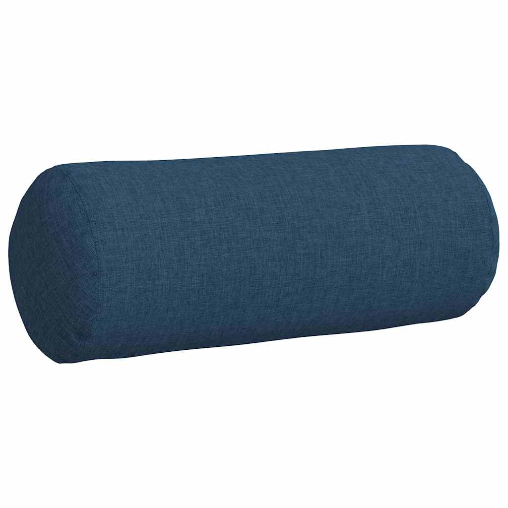Bolsterpuder 2 pcs Blå Ø 15 x 40 cm Stof