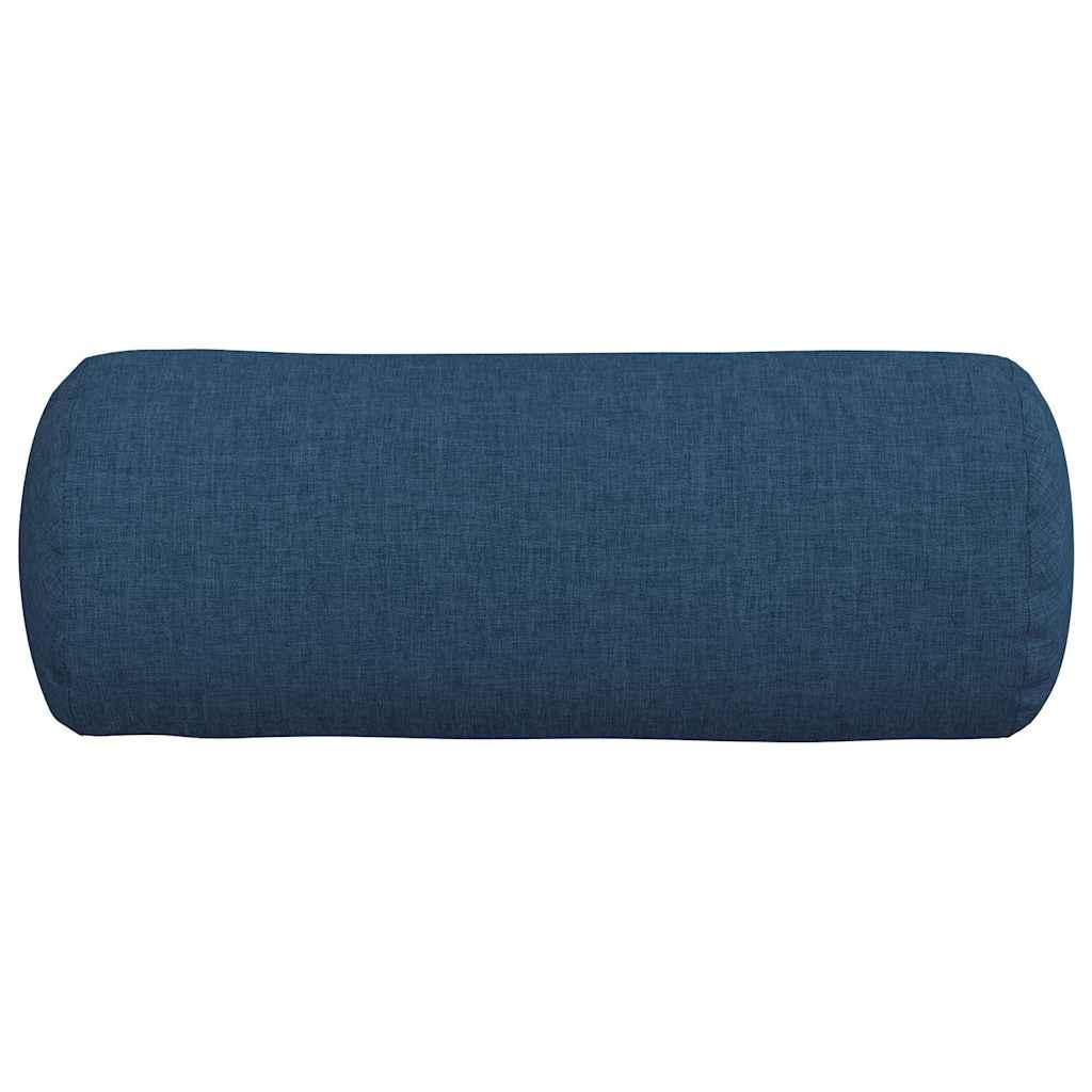 Bolsterpuder 2 pcs Blå Ø 15 x 40 cm Stof