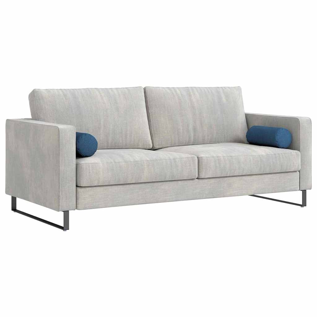 Bolsterpuder 2 pcs Blå Ø 15 x 40 cm Stof