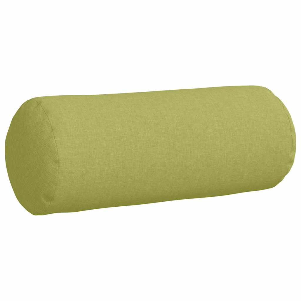Bolsterpuder 2 pcs Lys grøn Ø 15 x 40 cm Stof