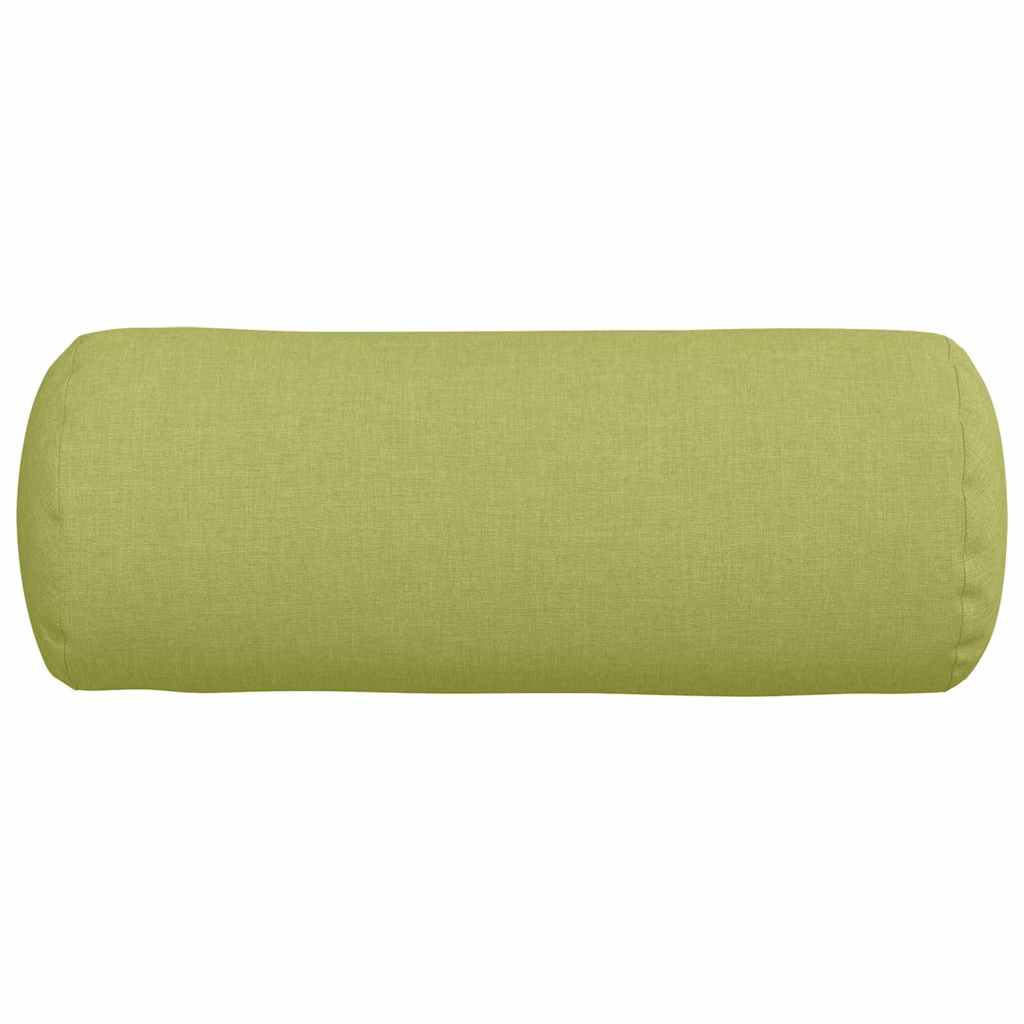 Bolsterpuder 2 pcs Lys grøn Ø 15 x 40 cm Stof