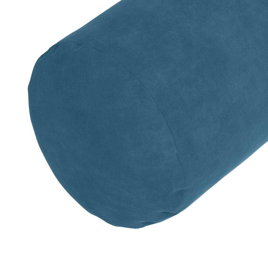 Bolsterpuder 2 pcs Blå Ø 15 x 40 cm Velourstof