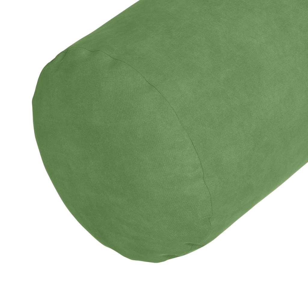 Bolsterpuder 2 pcs Lys grøn Ø 15 x 40 cm Velourstof