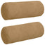 Bolsterpuder 2 pcs Brun Ø 15 x 40 cm Velourstof