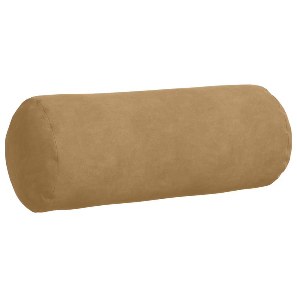 Bolsterpuder 2 pcs Brun Ø 15 x 40 cm Velourstof