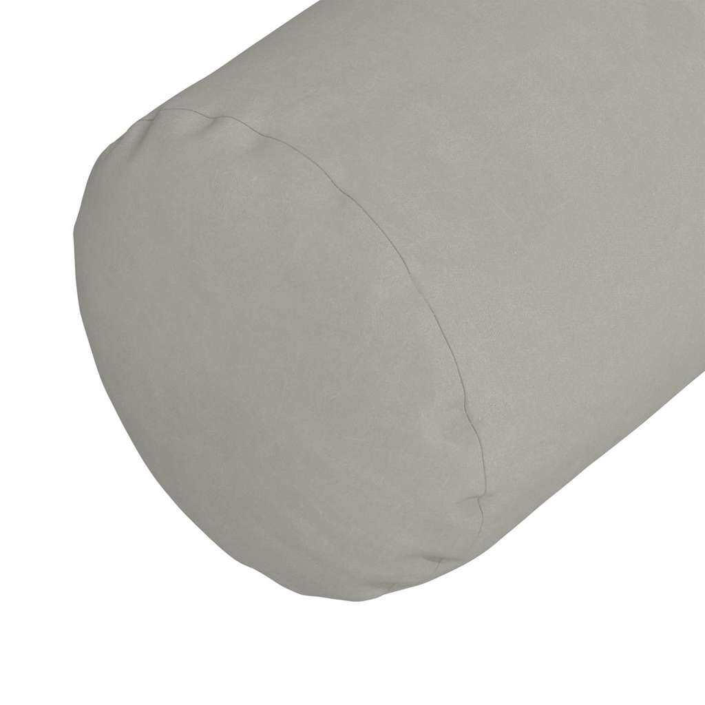 Bolsterpuder 2 pcs Lysegrå Ø 15 x 40 cm Mikrofiberstof