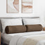 Bolsterpuder 2 pcs Brun Ø 25 x 70 cm Stof