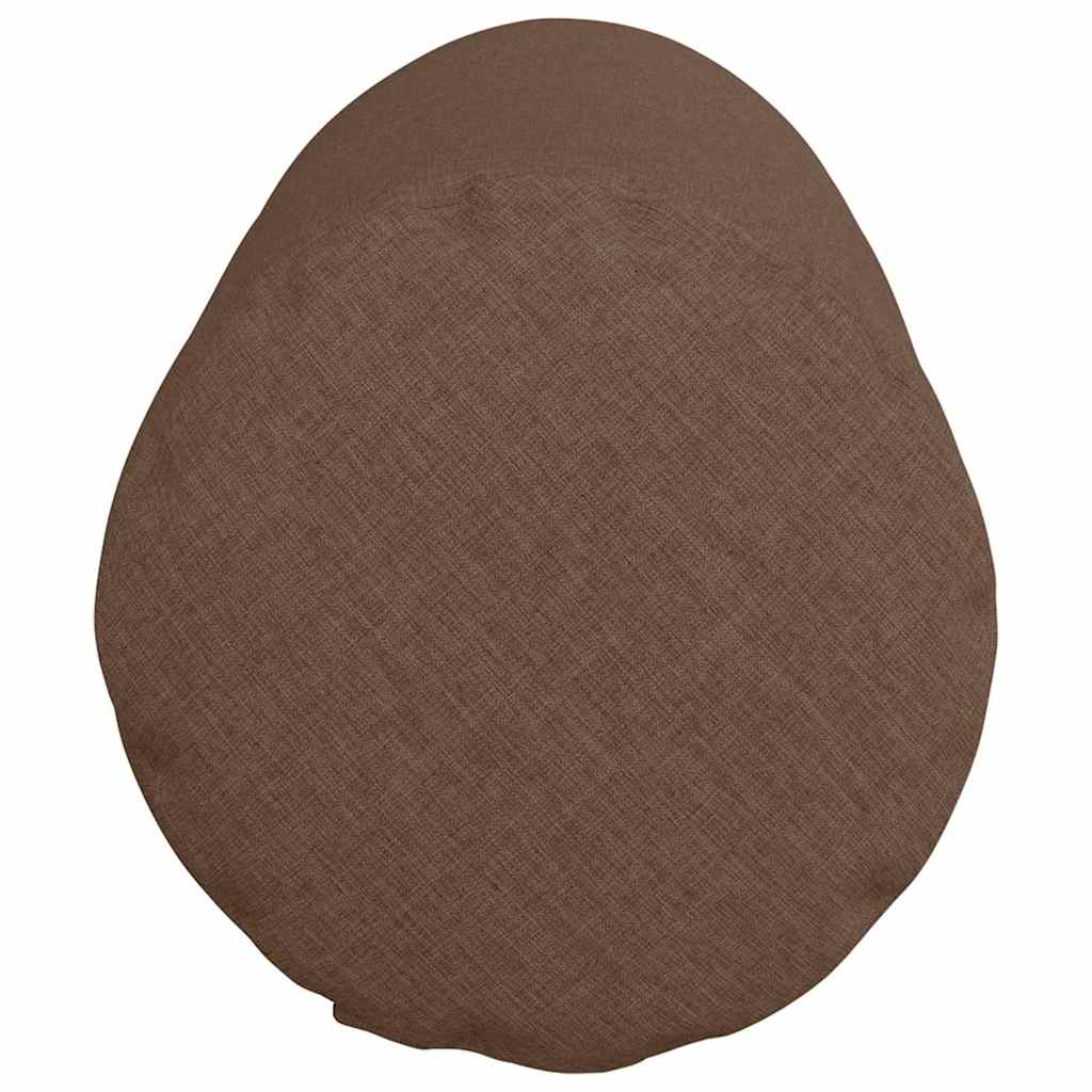 Bolsterpuder 2 pcs Brun Ø 25 x 70 cm Stof