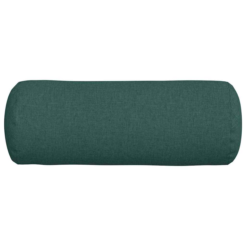Bolsterpuder 2 pcs Mørkegrøn Ø 25 x 70 cm Stof