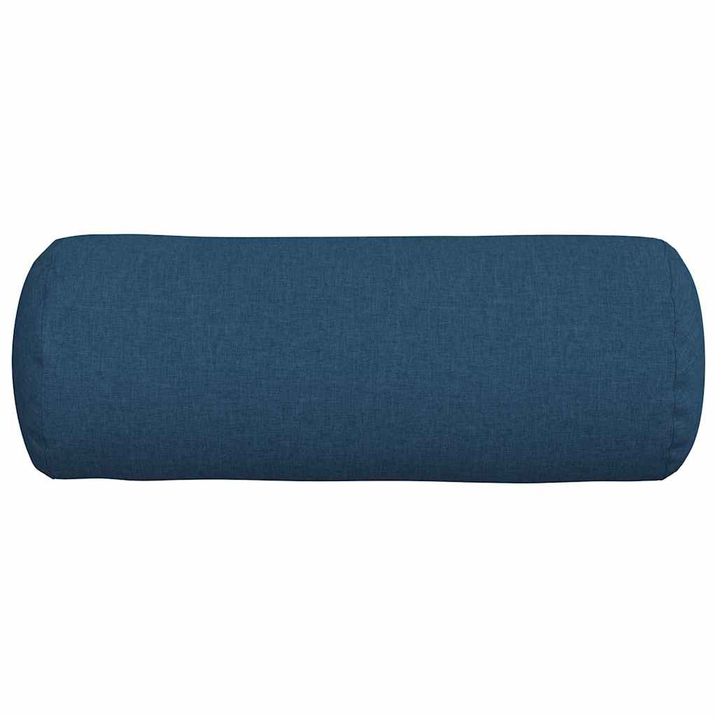 Bolsterpuder 2 pcs Blå Ø 25 x 70 cm Stof