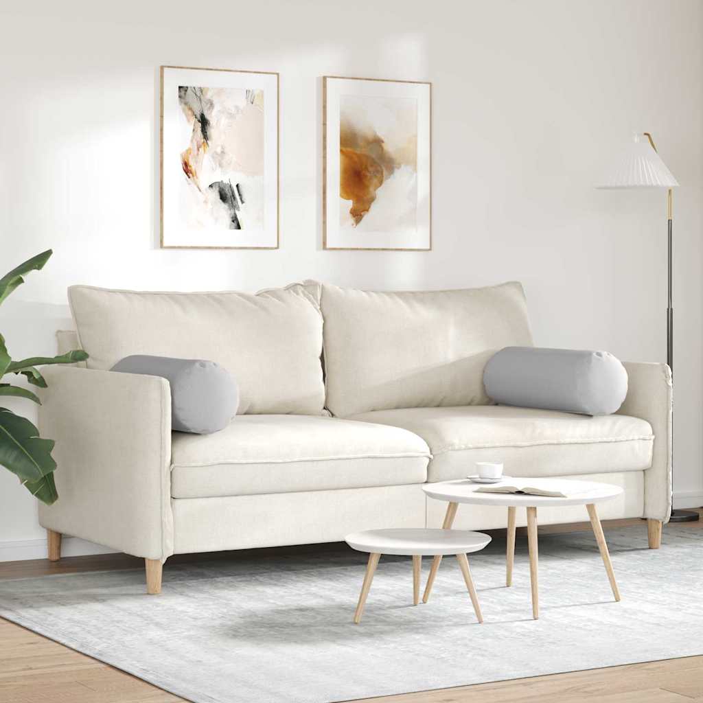 Bolsterpuder 2 pcs Skygrå Ø 25 x 70 cm Stof