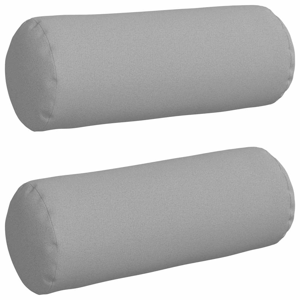 Bolsterpuder 2 pcs Skygrå Ø 25 x 70 cm Stof