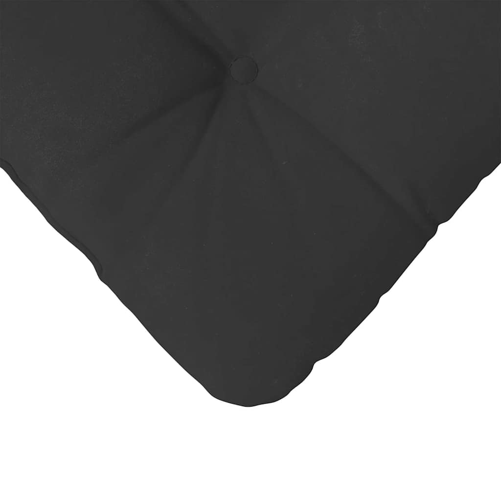 Sædepuder 4 pcs Sort 40 x 40 cm Mikrofiberstof