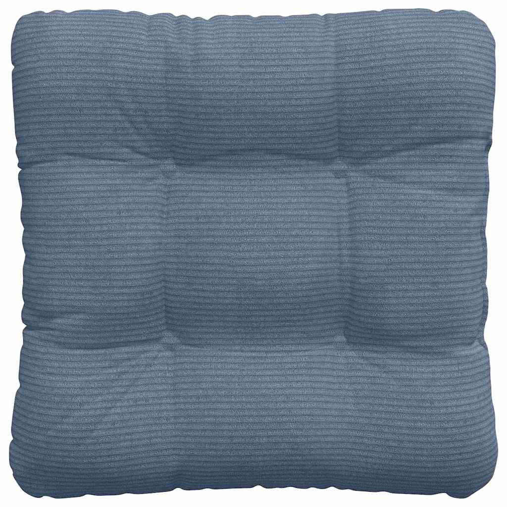 Sædepuder 4 pcs Blå 40 x 40 cm Velourstof