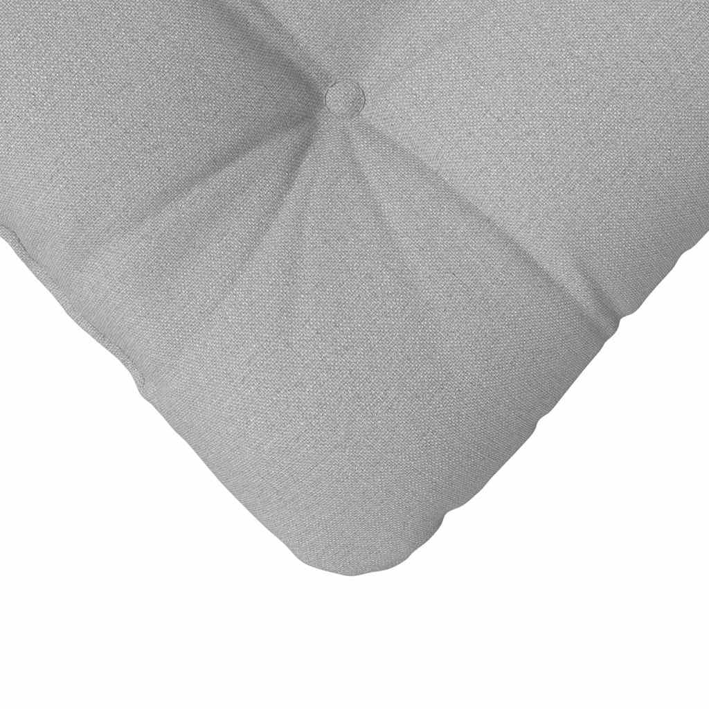 Sædepuder 4 pcs Skygrå 45 x 45 x 12 cm Stof