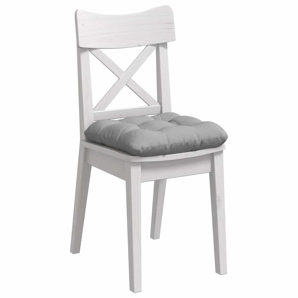 Sædepuder 4 pcs Skygrå 45 x 45 x 12 cm Stof