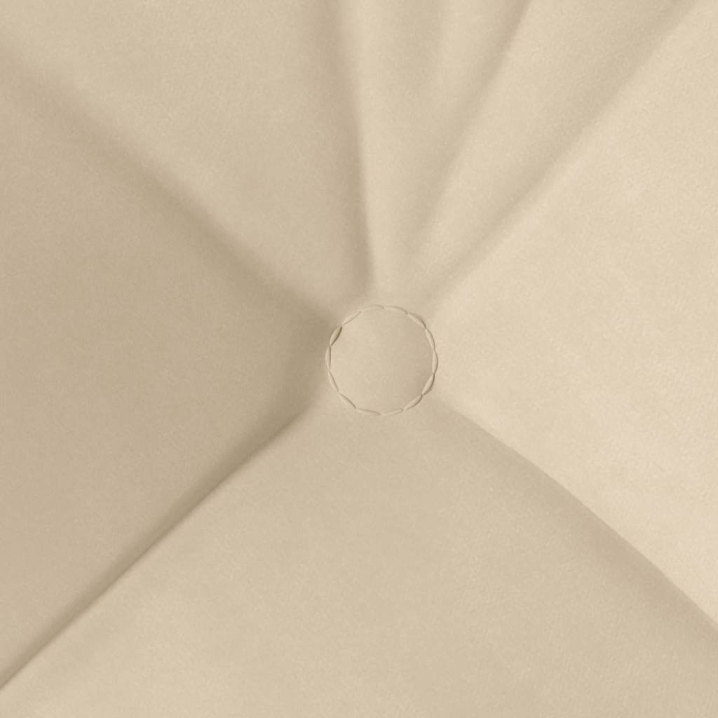 Sædepuder 4 pcs Creme 45 x 45 cm Mikrofiberstof