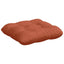 Sædepuder 4 pcs Rød orange 45 x 45 cm Velourstof