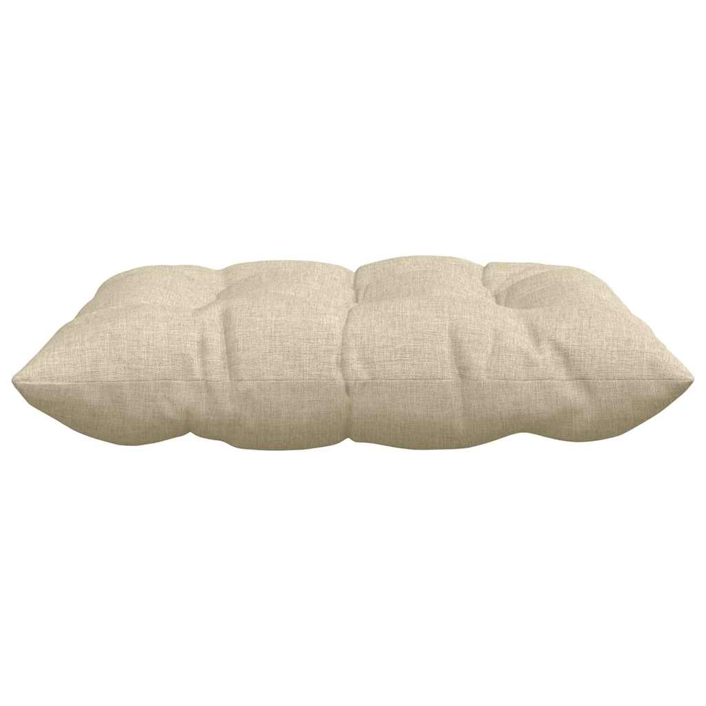 Sædepuder 4 pcs Creme 40 x 40 x 6 cm Stof
