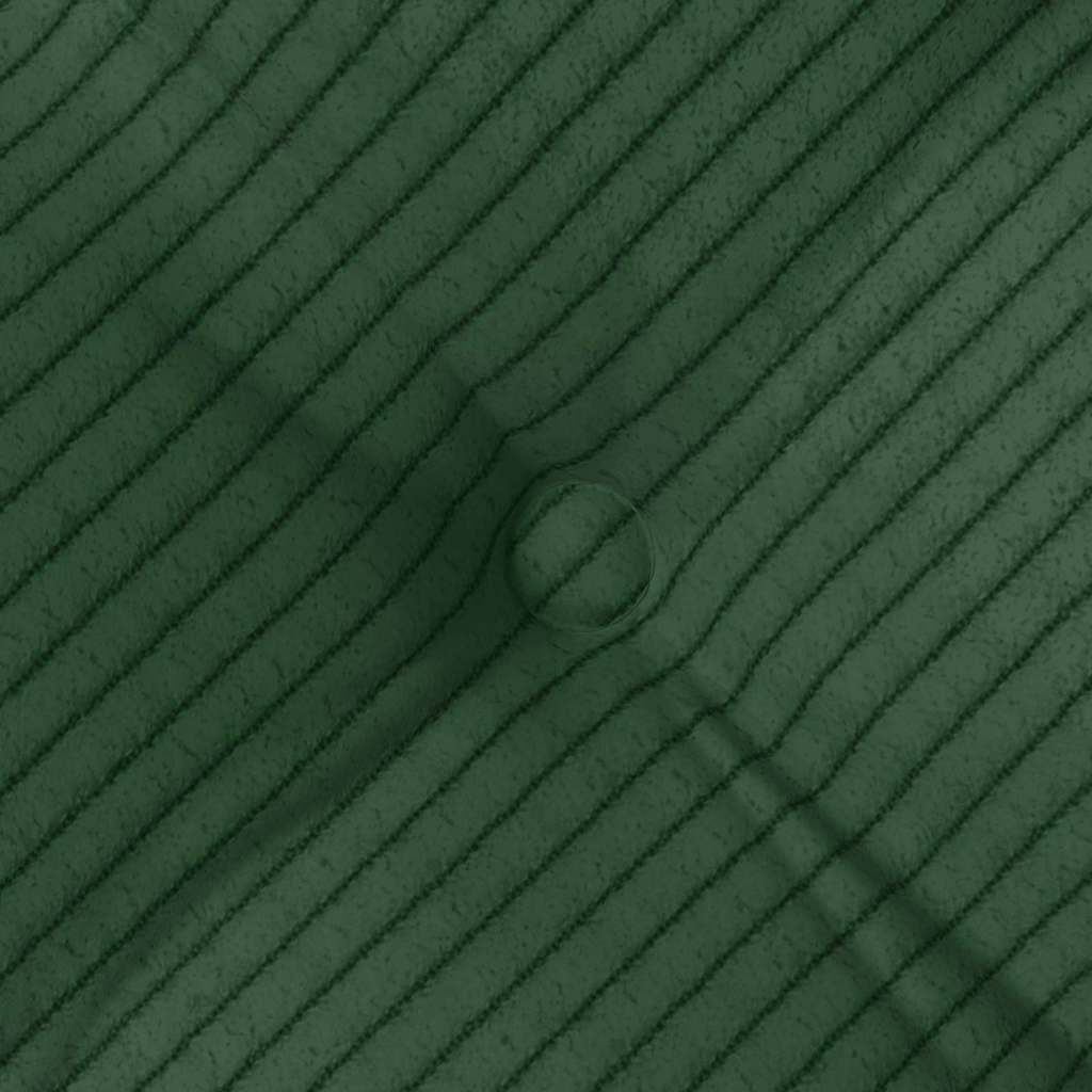 Sædepuder 4 pcs Mørkegrøn 40 x 40 x 6 cm Velourstof