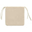 Sædepuder 4 pcs Creme 40 x 40 x 3 cm Stof