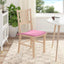 Sædepuder 4 pcs Lyserød 40 x 40 x 3 cm Stof