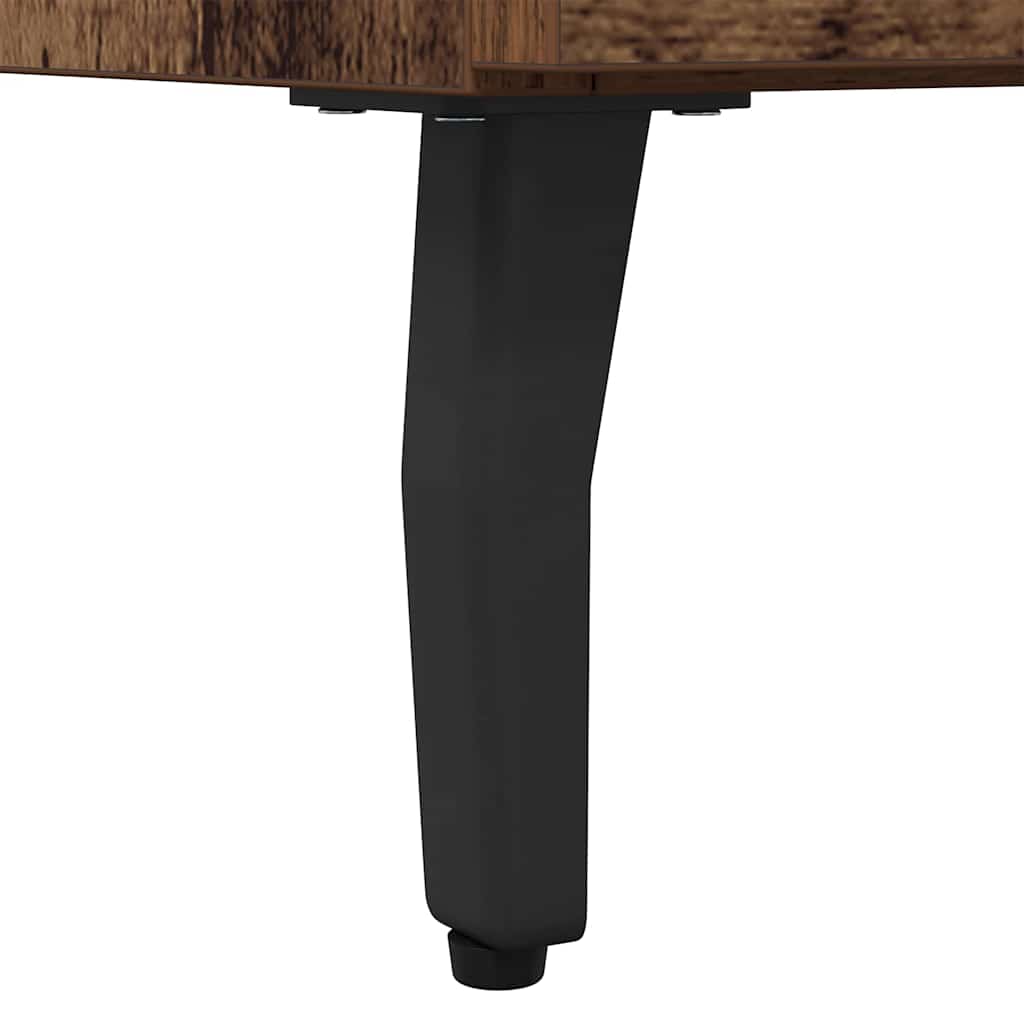 Natskab 2 pcs Gammelt træ 40 x 35 x 47,5 cm Konstrueret træ