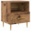 Sengebord 2 pcs Gammelt træ 40 x 35 x 47,5 cm Konstrueret træ