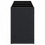 Wheelie Bin Opbevaring til 5 Affaldscontainere Sort