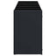 Wheelie Bin Opbevaring til 6 Affaldscontainere Sort
