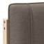 Polstret sengegavl Brun og Taupe 75 cm Massiv fyrretræ